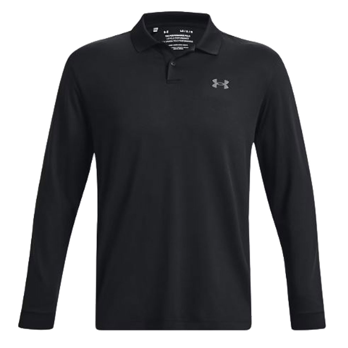 Product Image for Matchplay Long Sleeve Polo Black Mens Large Black