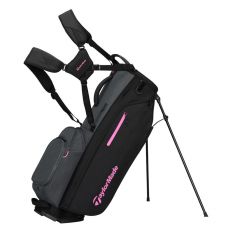 Flextech Crossover Stand Bag Grey/Black/Neon Pink