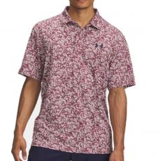 Playoff 3.0 Printed Polo Pink/Dark Maroon/Navy