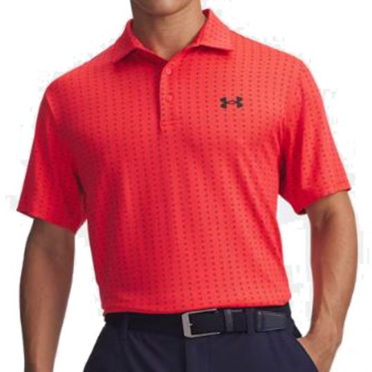 Playoff 3.0 Printed Polo Racer Red/Black