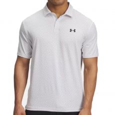 T2G Printed Polo White/Halo Grey