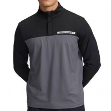 T2G 1/4 Zip Sweater Black/Castlerock/White