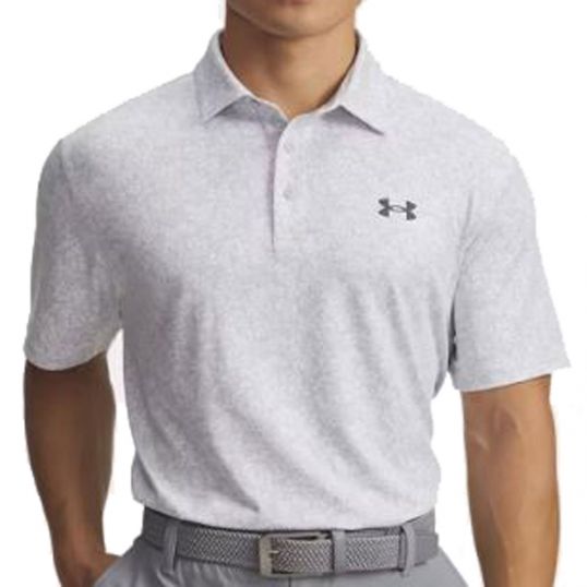 Playoff 3.0 Printed Polo White/Halo Grey