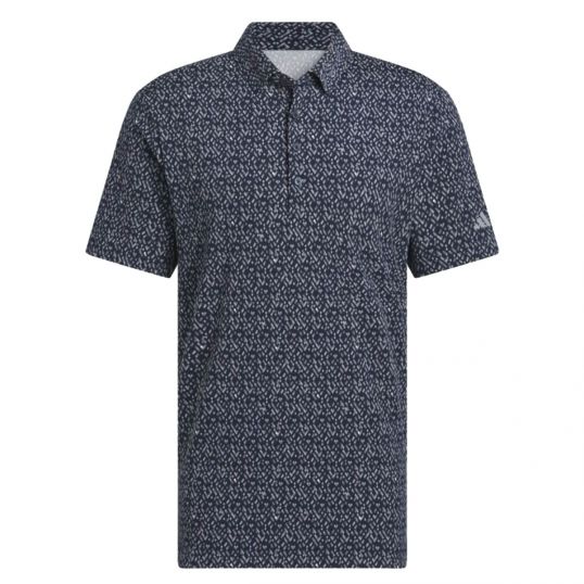Ultimate365 Micro Argyle Polo Navy/Grey Three