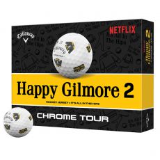 Happy Gilmore Its all in the Hips Chrome Tour Golf Balls