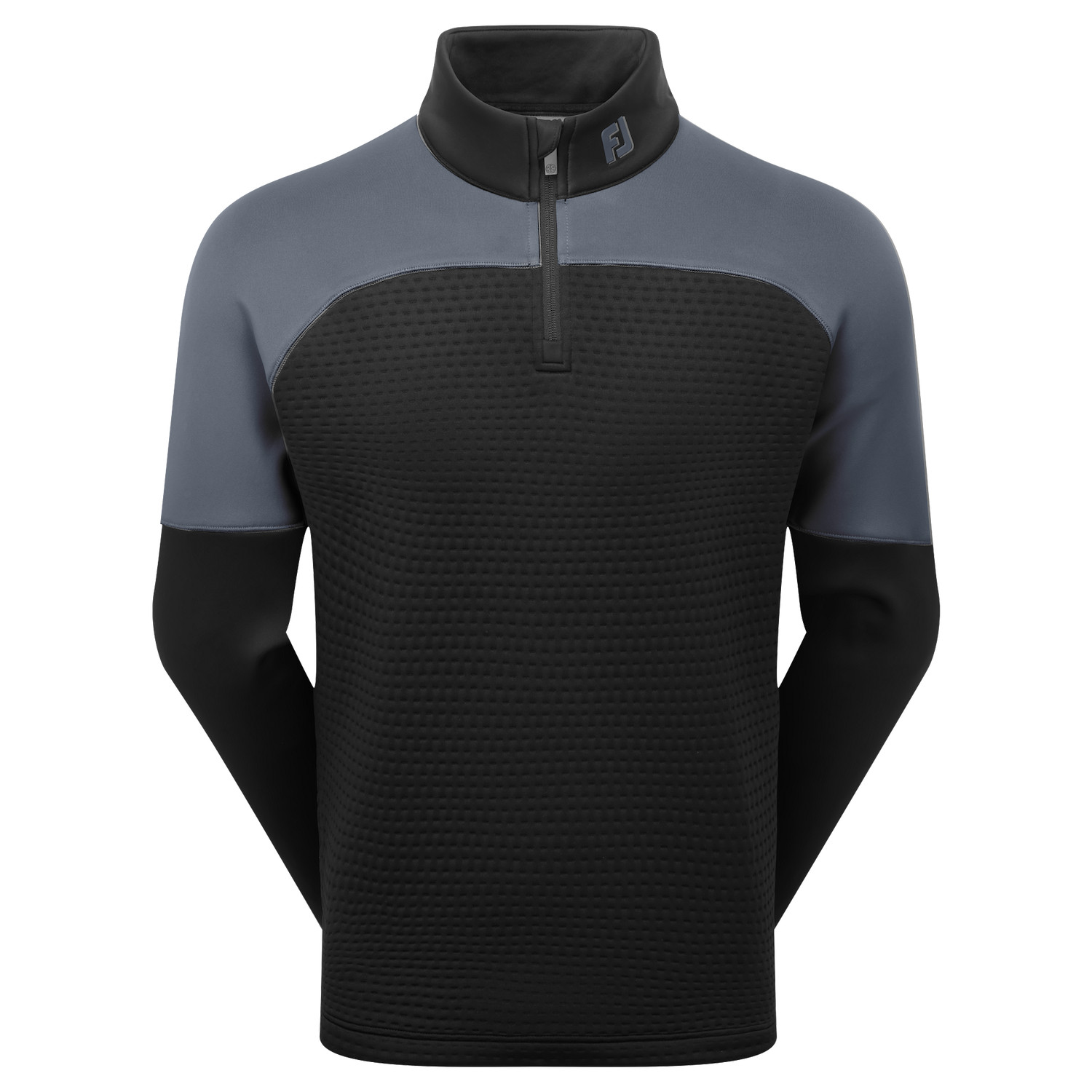 Product Image for ThermoSeries Jacquard Midlayer Black/Charcoal Mens XX Large Black/Charcoal