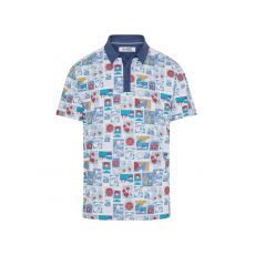 Petes Stamp Roadmap Polo Bright White