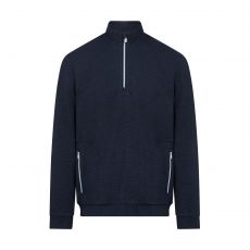 Ottoman 1/4 Zip Jacket Black Iris Heather