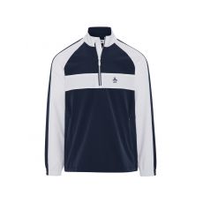 Colour Block 1/4 Zip Jacket Black Iris