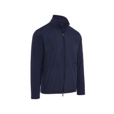Mixed Media Full Zip Jacket Peacoat