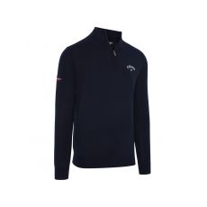 Blended Merino Sweater Navy Blue