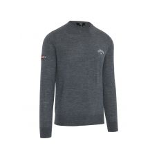 Merino Mix Crew Neck Sweater Steel Heather