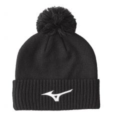 Crested Bobble Hat Mens One Size Black