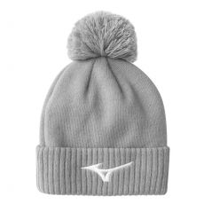 Crested Bobble Hat Mens One Size Grey
