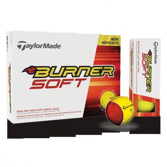 Burner Soft Yellow Golf Balls 2016