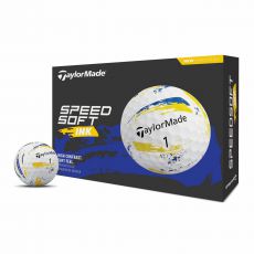 SpeedSoft Ink Yellow/Blue Golf Balls