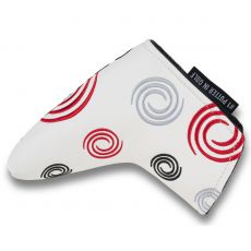 Swirl Blade Putter Headcover White