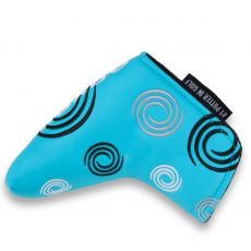 Swirl Blade Putter Headcover Blue