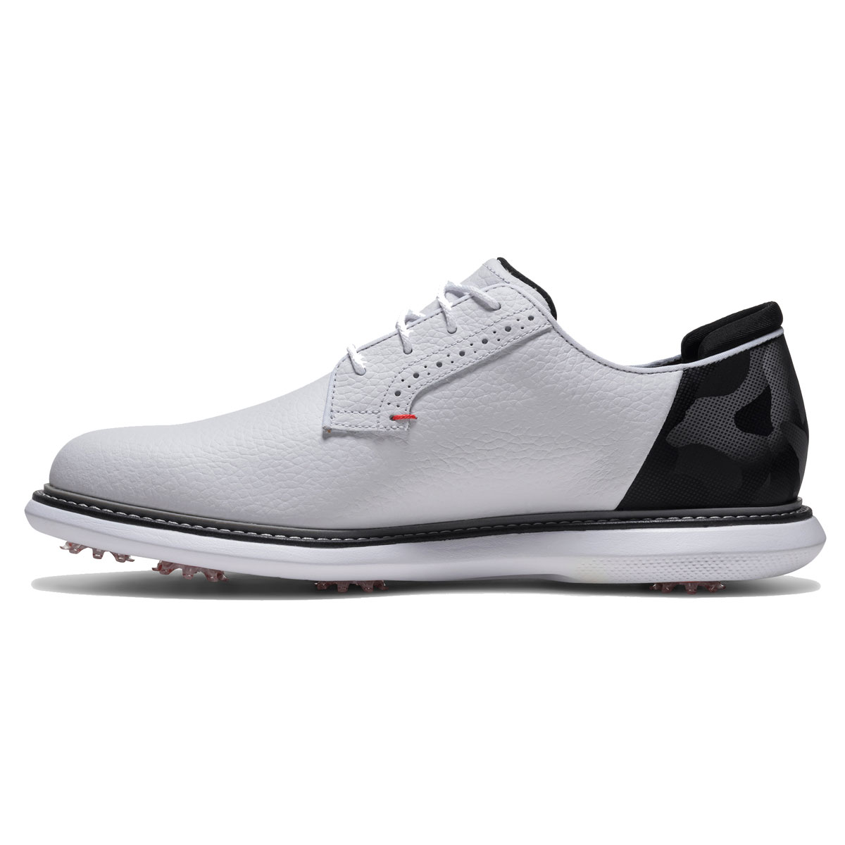 Product Image for FJ Traditions Blucher Mens Golf Shoes White/Black/Red