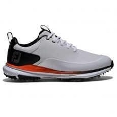 Tour Rival Mens Golf Shoes White/Black/Orange