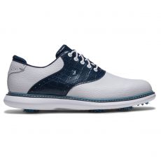 Traditions Mens Golf Shoes White/Navy/Blue