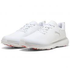 Fusion Grip ST Mens Golf Shoes White/Silver/Ash Grey