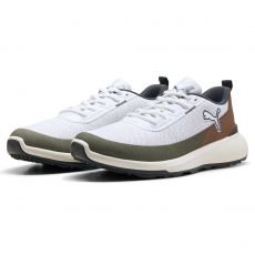 Gruve Sport Mens Golf Shoes White/Fudge/Dark Sage