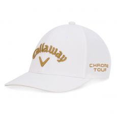 TA Performance Pro Golf Hat Mens Adjustable White/Gold