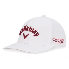TA Performance Pro Golf Hat Mens Adjustable White/Cardinal