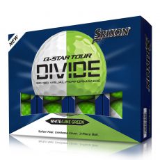 Q Star Divide White/Lime Golf Balls