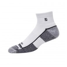 ProDry Mens Quarter White Socks