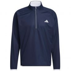 Durable Water Repellent Wind Quater Zip Top Navy