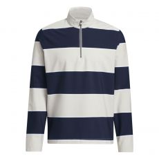 Rugby Quarter Zip Sweater Navy/Wonder Alumina