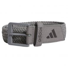 Braided Stretch Mens Belt Grey Three