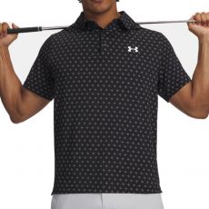 Playoff 3.0 Printed Polo Black/White/White