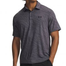 Playoff 3.0 Printed Polo Castlerock/Black/Black