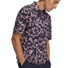 Matchplay Printed Polo Navy/Posh Pink/White