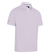 Golf Club Print Polo Bright White