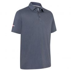 Odyssey Print Polo Caviar