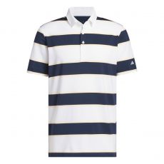 Ultimate365+ Jumbo Stripe Polo White/Navy