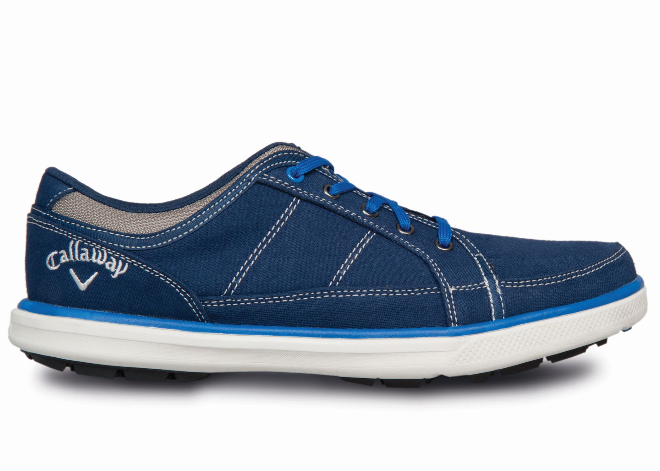 Product Image for Del Mar Canvas Mens Golf Shoes Navy/Grey/Blue
