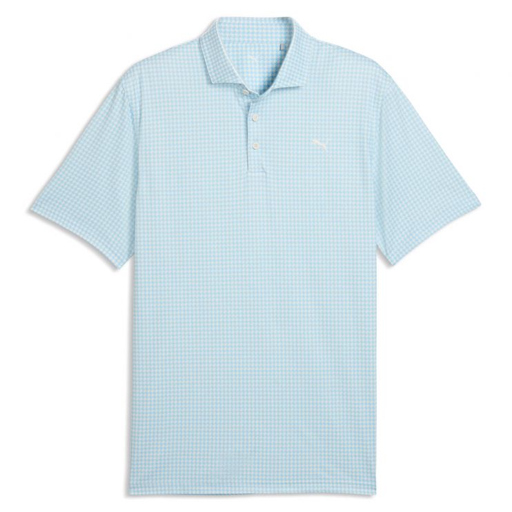 Puma Puma Cloudspun Mono Check Polo Shirt