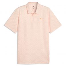 Mattr Scallop Polo Warm White/Melon Glow