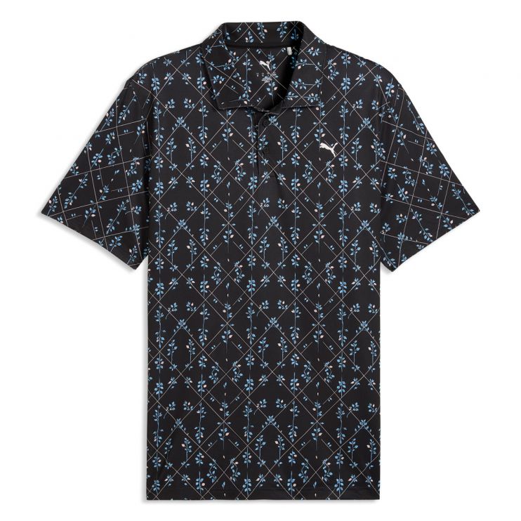 Puma Puma Cloudspun Argyle Bloom Polo Shirt