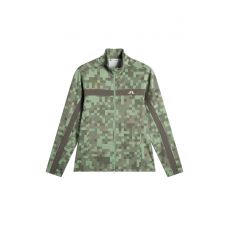 Bridger Tour Print Mid Layer Tonal Green