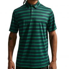 Velocity Stripe Polo Malachite/White