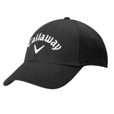 Side Crested Cap Black