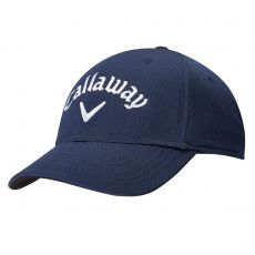Side Crested Ladies Cap Navy