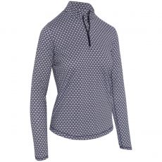 Scarf Geo Ladies Top Peacoat