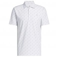 Ultimate365+ Soft Print Polo White/Wonder Sage